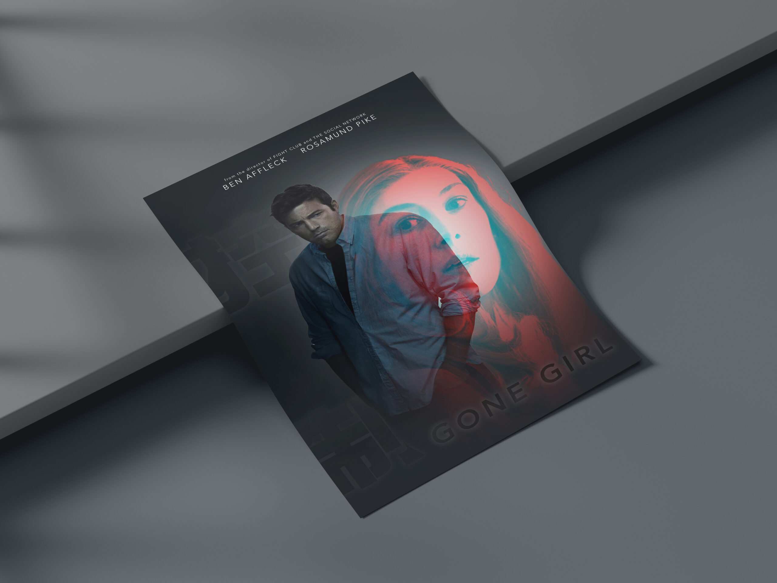 《控制。GONE GIRL》海報｜Dot．Design