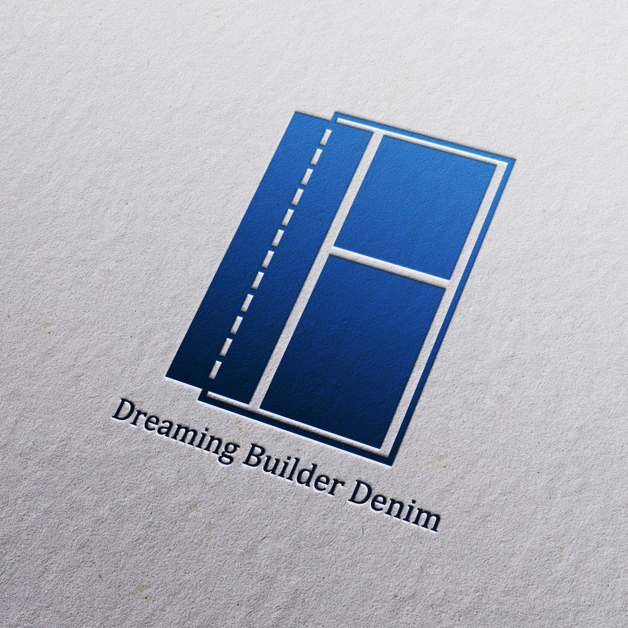 受保護的內容: 築夢丹寧。Dreaming Builder Denim－Logo｜Dot．Design