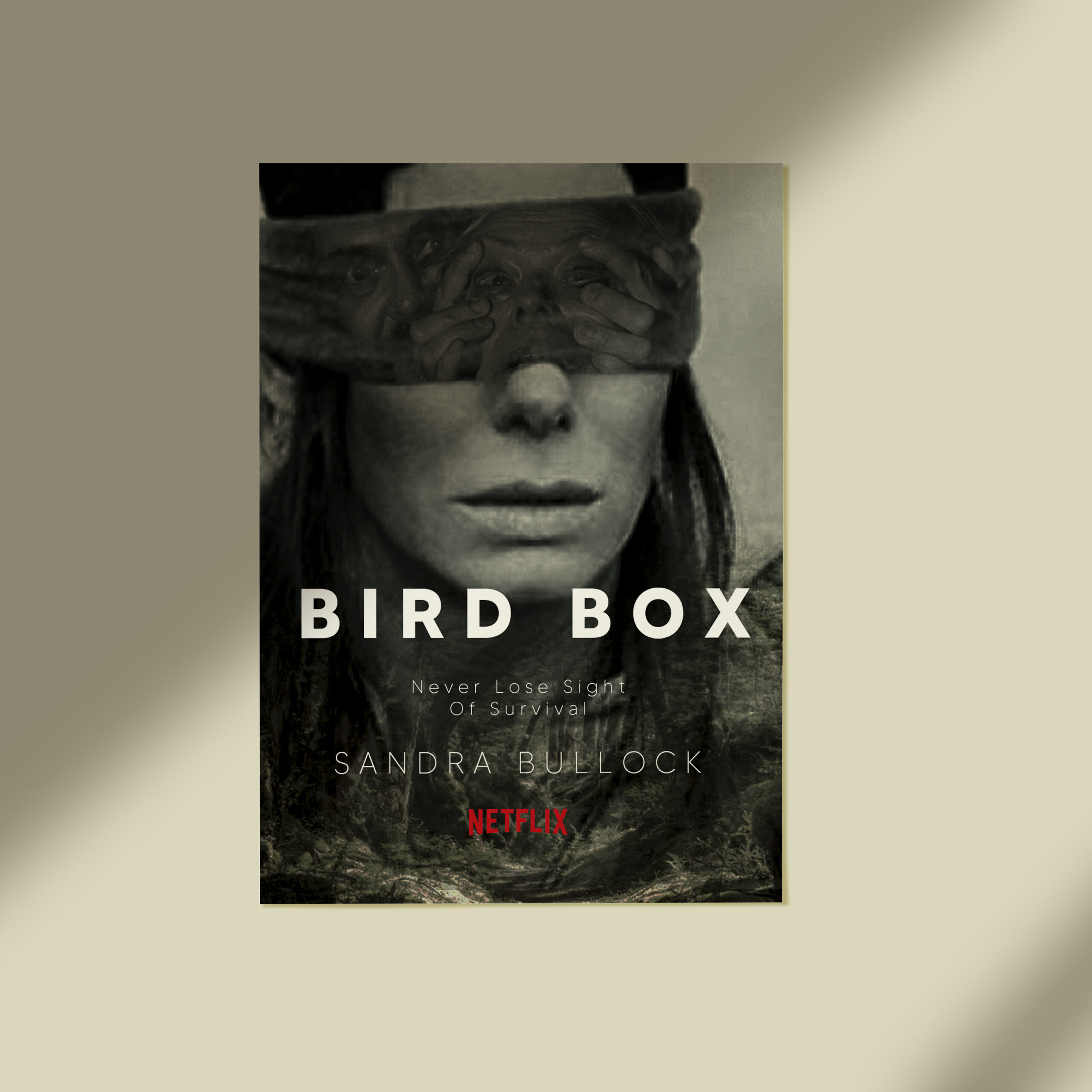 《蒙上你的眼－Bird Box》海報｜Dot．Design